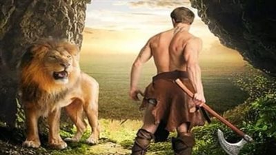 قصه الأسد والحطاب 