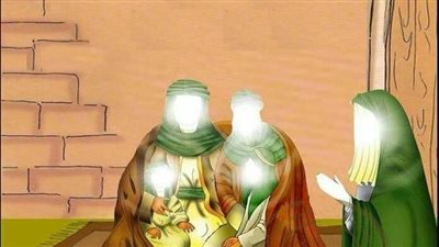 السيده فاطمه الزهراء كانت جميله تشبهه النبى