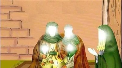 السيده فاطمه الزهراء كانت جميله تشبه النبي 