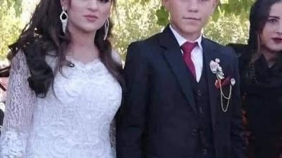 حضرت زفاف زوجها 